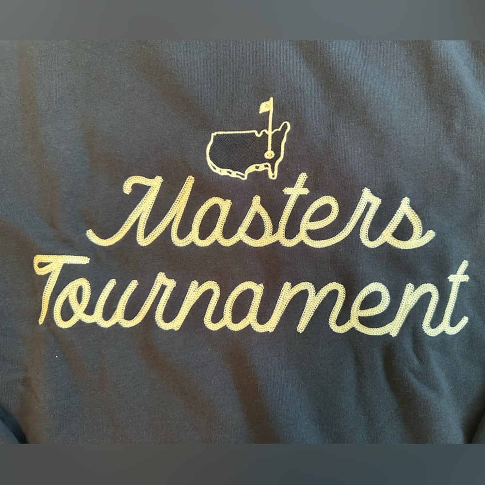 Masters Tournament Women’s Navy Crewneck Sweater - Picture 2 of 5